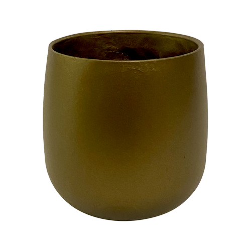 Resin Round Container Small - Bronze