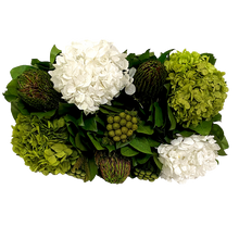 Load image into Gallery viewer, [RPS-C-BKMHDBHDW] Small Rect Container Champagne Leaf - Banksia Manzie &amp; Hydangea Basil White
