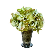 Load image into Gallery viewer, [JCH-AHDLG] Glass Julep Cup Hammered - Artificial Hydrangea Light Green
