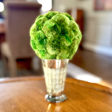 Load image into Gallery viewer, [JCH-AMTB] Glass Julep Cup Hammered - Artificial Moss Topiary Ball
