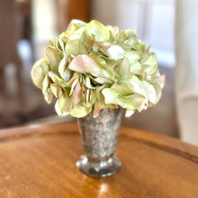 Load image into Gallery viewer, [JCH-AHDLG] Glass Julep Cup Hammered - Artificial Hydrangea Light Green
