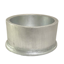 Load image into Gallery viewer, [RND-S-OROC] Round Container Silver Leaf - Artificial Orchid  Purple White
