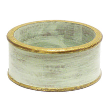 Load image into Gallery viewer, [WSRN-GG-PSN] Wooden Short Round Grey Green Container - Phylisens Natural
