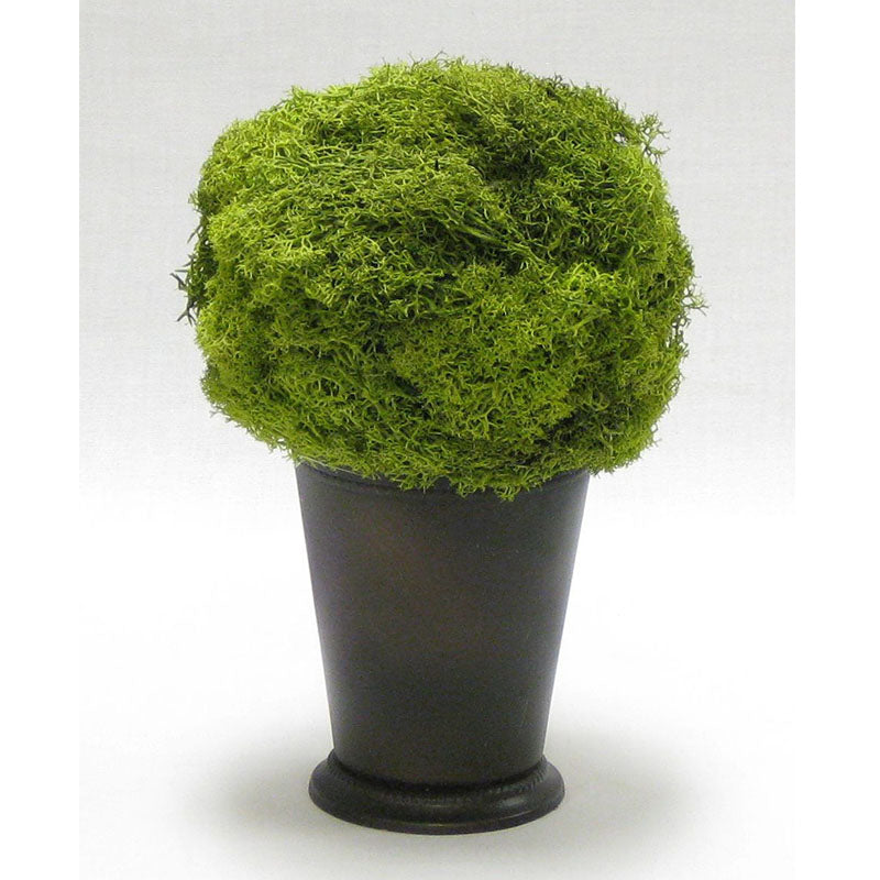 Julep Cup Copper - Reindeer Moss, Topiary Ball Basil
