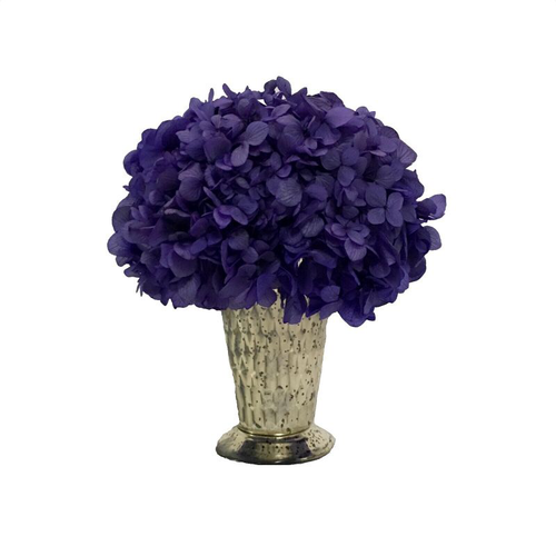 Glass Julep Cup Hammered - Hydrangea Purple